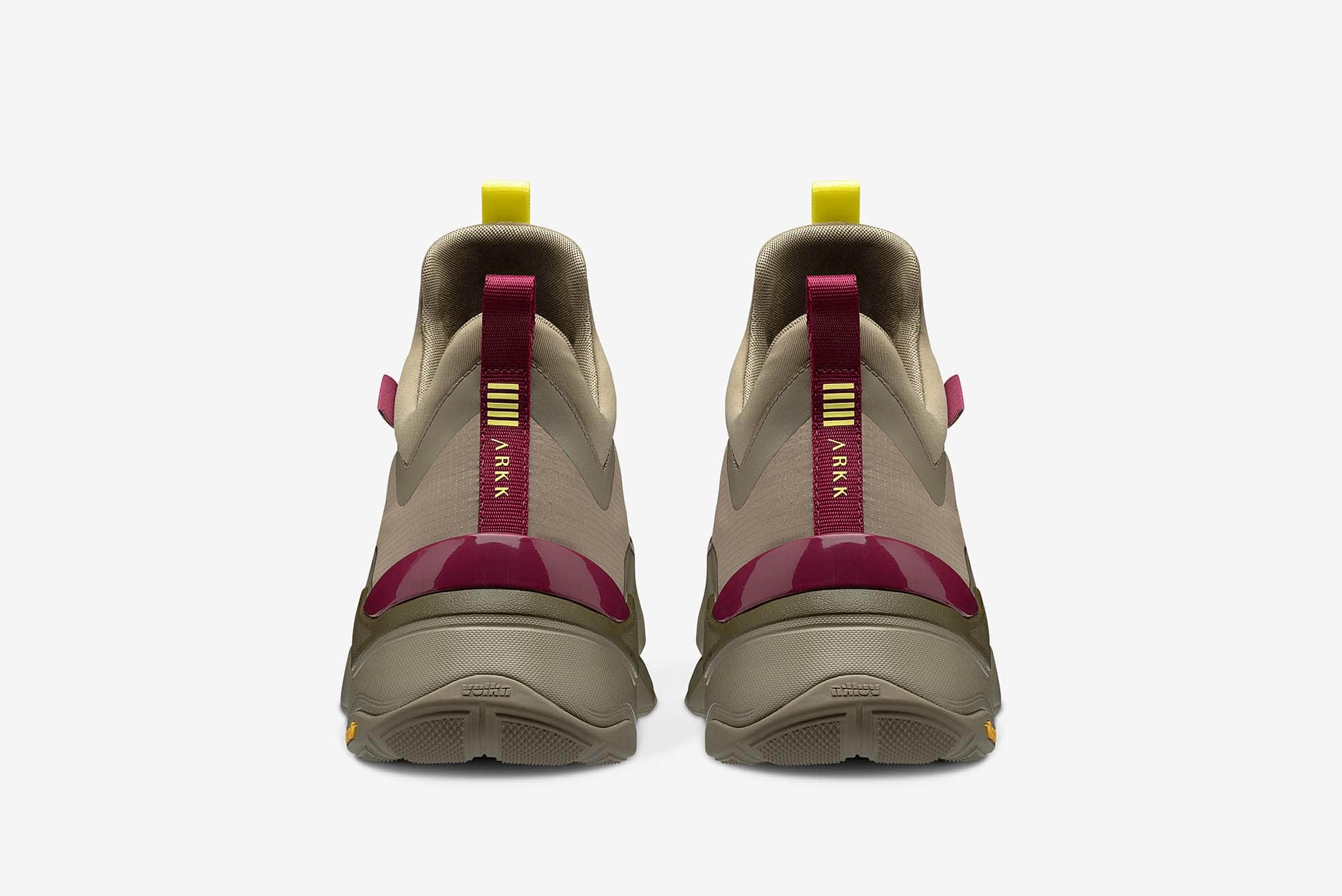 ARKK Collection Stormrydr Nylon HL VULKN Vibram | Khaki Ruby | Men Stormrydr